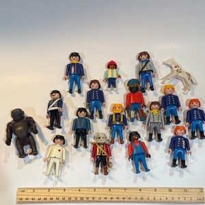 Vintage playmobil random Figures Set - (lot 60h
